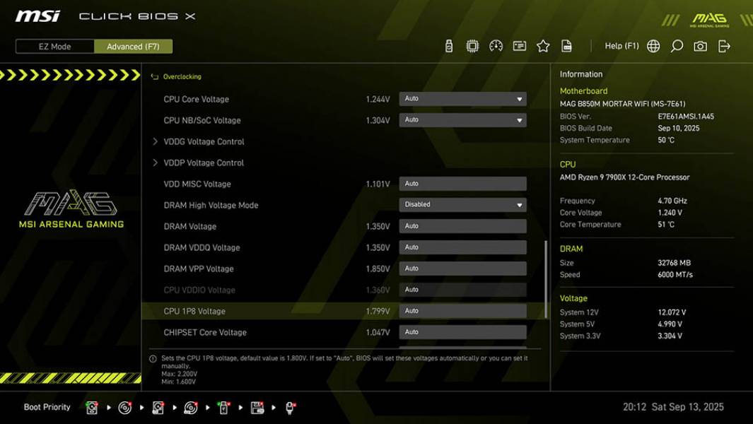 MSI MAG B850M MORTAR WIFI-4